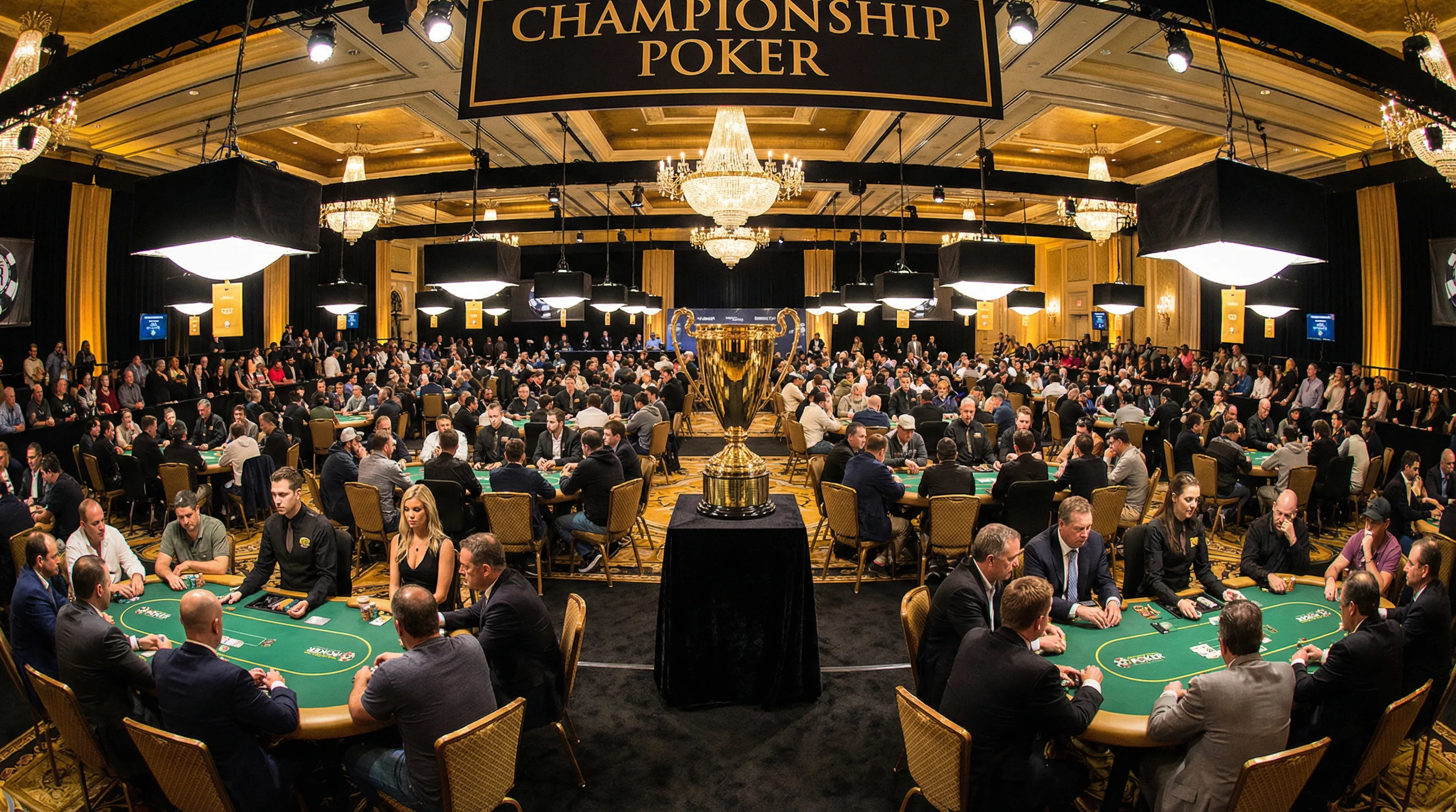 棋牌锦标赛赛事现场